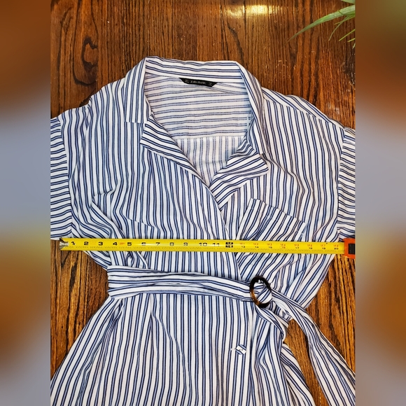 Zara Striped Midi Dress - Picture 9 of 10